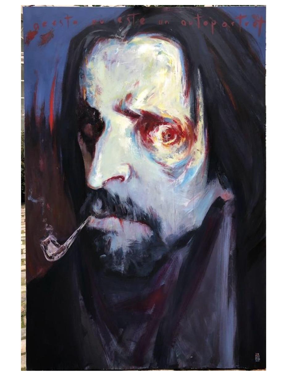 Self-portrait in Paris