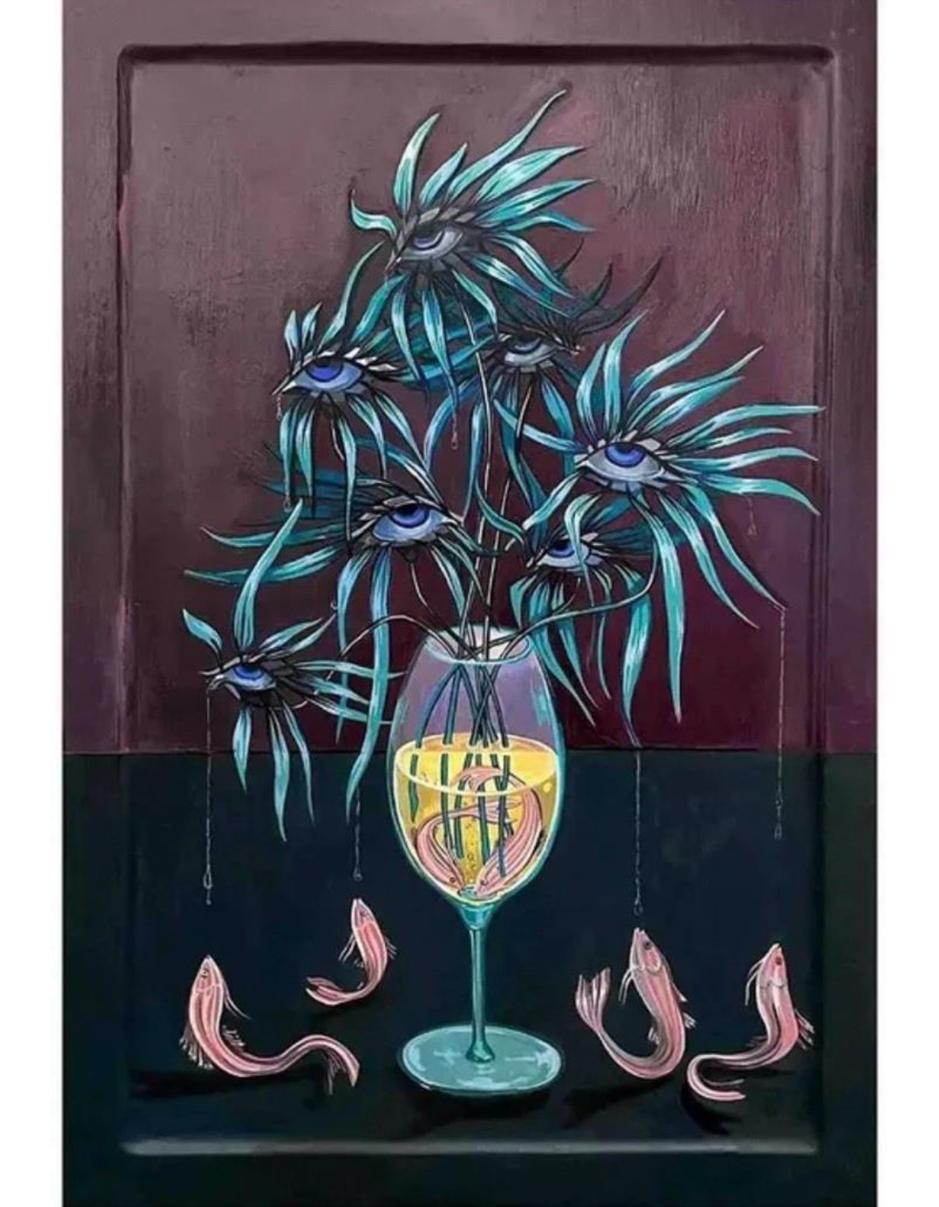 Still life with greed and will of nature